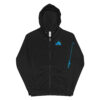 Unisex fleece zip up hoodie