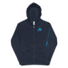 Unisex fleece zip up hoodie - Image 3